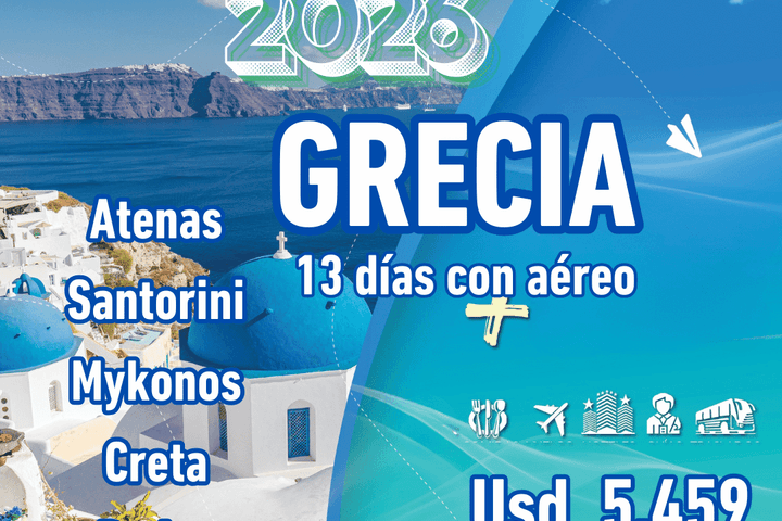 Viaje a Grecia 13 Días | Agencia Vacationer VIP Uruguay
